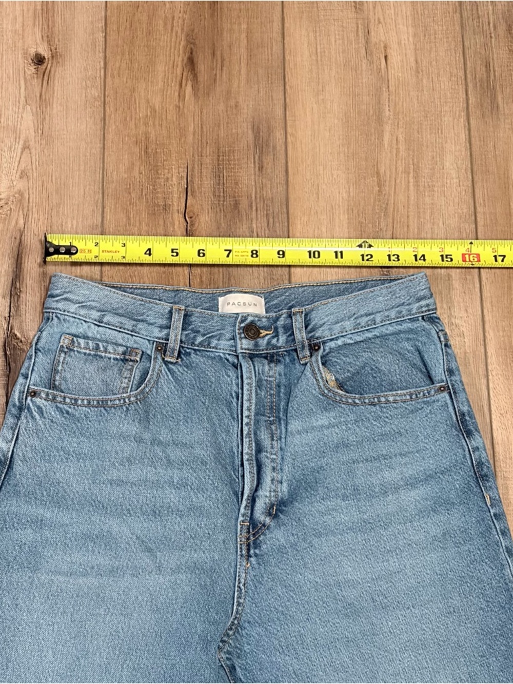 PacSun High-Rise Straight Leg Dad Jeans Y2K Vintage Normcore Streetwear 29 - Picture 11 of 13